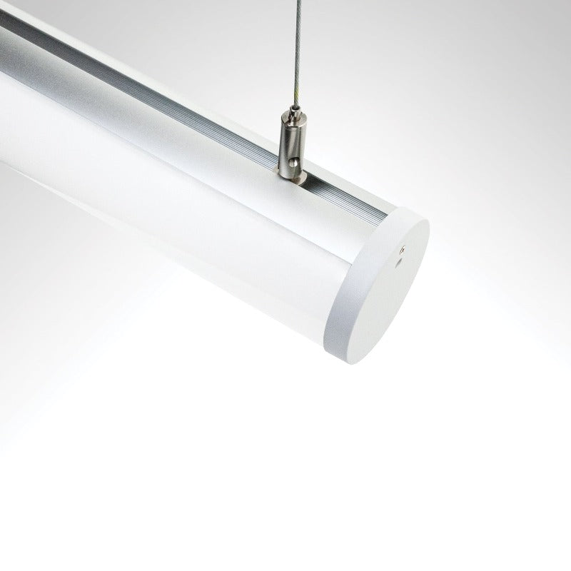 VEROBOARD Round 60mm(2.36in) Diameter Diffuser Linear Aluminum Channel 1Meter(3.2ft) VBD-CH-R3 - GekPower