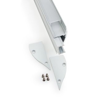 VEROBOARD Linear Wall Mount Aluminum Channel for LED Strips 1Meter(3.2ft) VBD-CH-M1 - GekPower