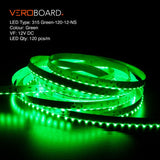 5M(16.4ft) Side Emitting Indoor LED Strip 315, 12V 3(w/ft) 329-402(Lm/ft) 120(LEDs/m) CCT(3K, 5K, Green) - GekPower