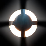 UL-D004-0800-B 4.5 inch Round Recessed Four way Inground light, 24V 8W, gekpower