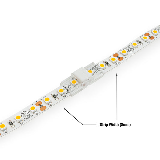 8mm LED Strip to Strip Connectors VBD-CON-8MM-2S (Pack of 5)