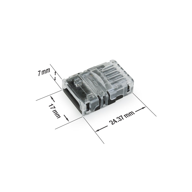 12mm LED Strip to Wire Connectors VBD-CON-12MM-1S1W (Pack of 5)