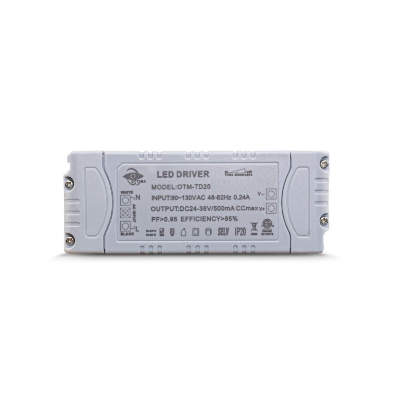 Constant Current LED Driver 500mA 24-36V 18W OTM-TD20