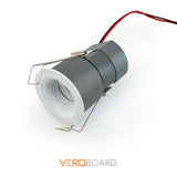 VEROBOARD 2 inch Mini LED Recessed Downlight with Round Trim White 12V 6W 3000K (Warm White) LED-1-S6W-3KWH-12V, Outdoor rated, integrated LED, Downlight, Damp location, 120V, warm white, led lighting, led strip, electronic, lighting, led, Canada, British Columbia, North America, international shipping, Recessed Lighting, LED panel, Round Floating light, Gimbal, ceiling light. 