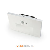 VEROBOARD LED Step Light with PIR Motion Sensor and Dusk to Dawn Photocell Horizontal White 120V 3W 3000K (Warm White), Outdoor rated, integrated LED, Downlight, Damp location, 120V, warm white, led lighting, led strip, electronic, lighting, led, Canada, British Columbia, North America, international shipping, Recessed Lighting, LED panel, Round Floating light, Gimbal, ceiling light, Step light, photocell LED Step Light, Motion Sensor. 