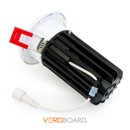 VEROBOARD 2 inch Round Regressed Downlight LED-2-S12W-5CCTWH, (5CCT) 120V 12W - GekPower