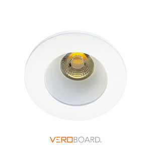 VEROBOARD 2 inch Round Regressed Downlight LED-2-S12W-5CCTWH, (5CCT) 120V 12W - GekPower