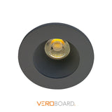 VEROBOARD 2 inch Round Regressed Downlight LED-2-S12W-5CCTWH, (5CCT) 120V 12W - GekPower