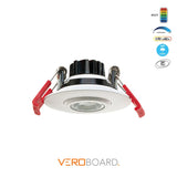 VEROBOARD 2 inch Mini LED Recessed Gimbal with Selectable Color Temperature (5CCT) 120V 5W  FT6 Rated Cable AD-LED-2-S5W-5CCTWH-EY, Outdoor rated, integrated LED, Downlight, Damp location, 120V,  led lighting, led strip, electronic, lighting, led, Canada, British Columbia, North America, international shipping, Recessed Lighting, LED panel, Round Floating light, Gimbal, ceiling light. 