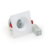 3.5 inch Regressed Square Gimbal Downlight/ Ceiling Lights AD-35S12W-1224V-5CCTWH-REY-SQ, (5CCT) 12-24V 12W