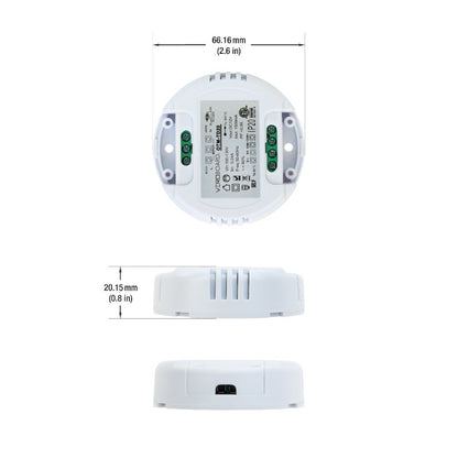 VEROBOARD 12V 1.5A 18W 0-10V Dimmable Constant Voltage LED driver OTM-TD20