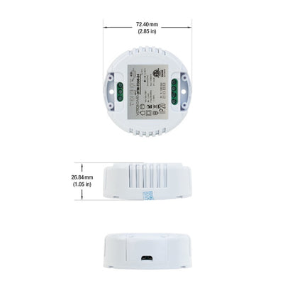 VEROBOARD 24V 1.25A 30W 0-10V Dimmable Constant Voltage LED driver OTM-TD30-24