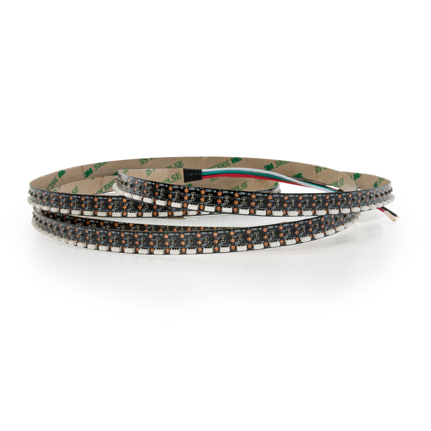 2M(6.5ft) Side Emitting Addressable V6842 Digital RGB LED Strip, 5V 4.5(w/ft) 144(LEDs/m) RGB(SK6812) - GekPower