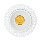 2 inch Round Trimless LED Downlight / Ceiling Light LED-2-S8W-L5CCTWH-T, (5CCT) 120V 8W, gekpower