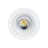 VEROBOARD 3 inch Round Trimless Downlight Gimbal with Selectable Color Temperature (5CCT) 120V 8W FT6 Rated Cable LED-3-S8W-L5CCTWH-T, Outdoor rated, integrated LED, Downlight, Damp location, 120V, led lighting, led strip, electronic, lighting, led, Canada, British Columbia, North America, international shipping, Recessed Lighting, LED panel, Round Floating light, Gimbal, ceiling light. 
