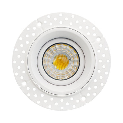 3 inch Round Trimless LED Gimbal Downlight / Ceiling Light LED-3-S8W-L5CCTWH-T, (5CCT) 120V 8W