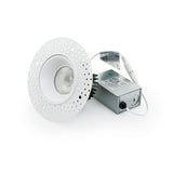 VEROBOARD 4 inch Round Trimless Downlight LED-4-S15W-L5CCTWH-T, (5CCT) 120V 15W - GekPower