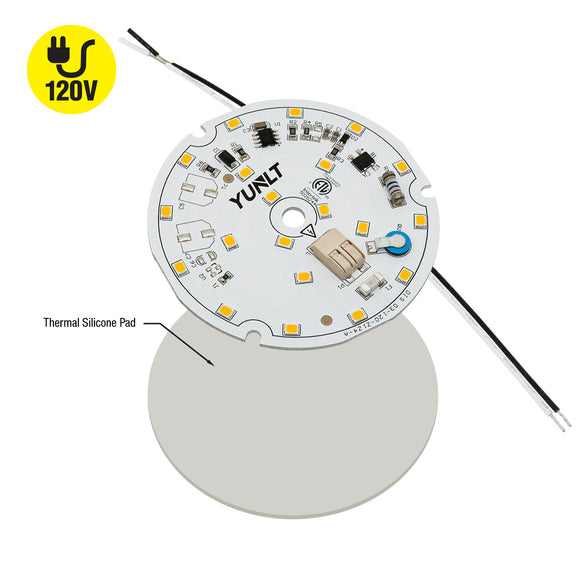 3 inch Round Disc ZEGA LED Module DIS 03-010W-930-120-S3-Z1A , 120V 10W 3000K(Warm White)