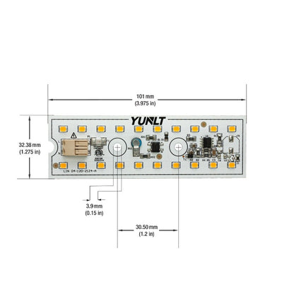 4 inch Linear ZEGA LED Module LIN 04-005W-930-120-S1-Z1A, 120V 5W 3000K(Warm White), gekpower