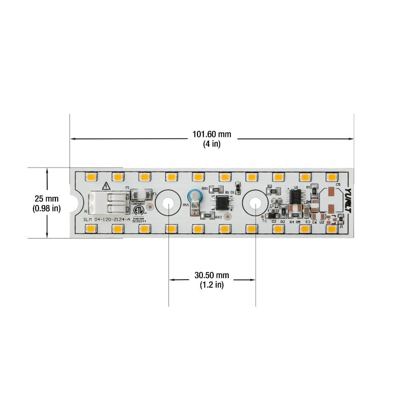 4 inch Slim ZEGA LED Module SLM 04-010W-930-120-S3-Z1A, 120V 10W 3000K(Warm White), gekpower