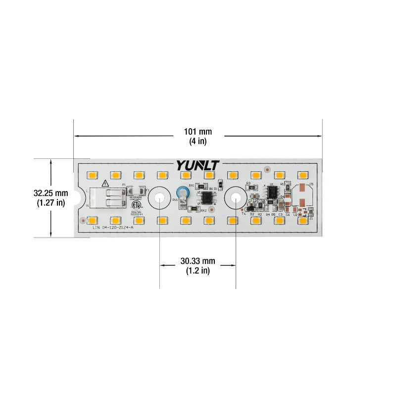 4 inch Linear ZEGA LED Module LIN 04-008W-930-120-S3-Z1A , 120V 8W 3000K(Warm White), gekpower