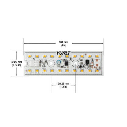 4 inch Linear ZEGA LED Module LIN 04-008W-930-120-S3-Z1A , 120V 8W 3000K(Warm White), gekpower