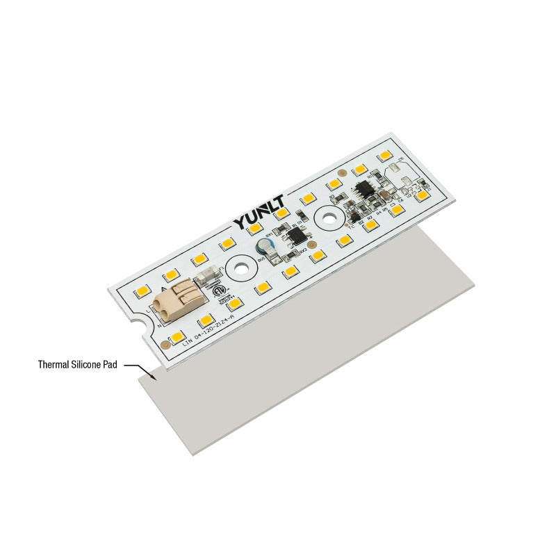 4inch Linear LED Module Driverless Engine LIN 04-008W-930-120-S3-Z1A , 120V 8W 3000K(Warm White) - GekPower