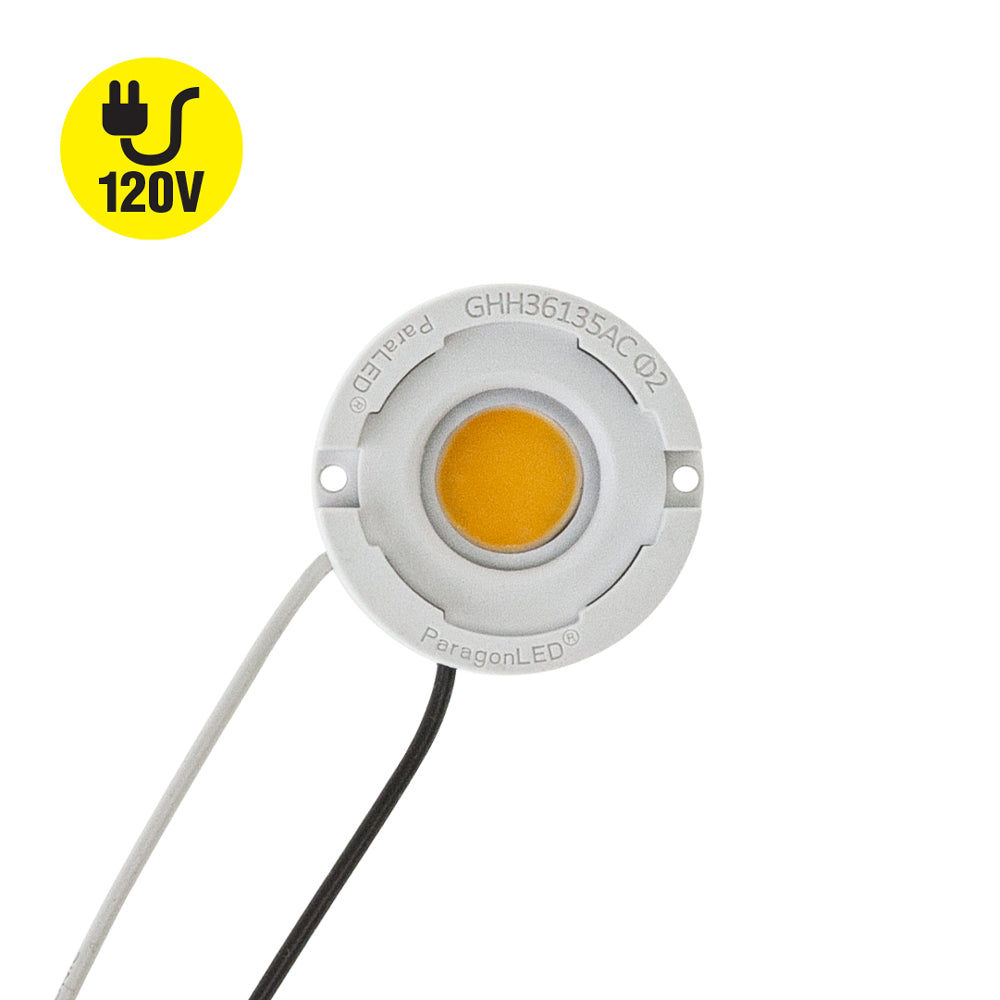 CBHT-42-30135-120V-30-G02 COB Paragon LED Module with GHH36135AC LED Holder, 120V 4W 3000K, gekpower