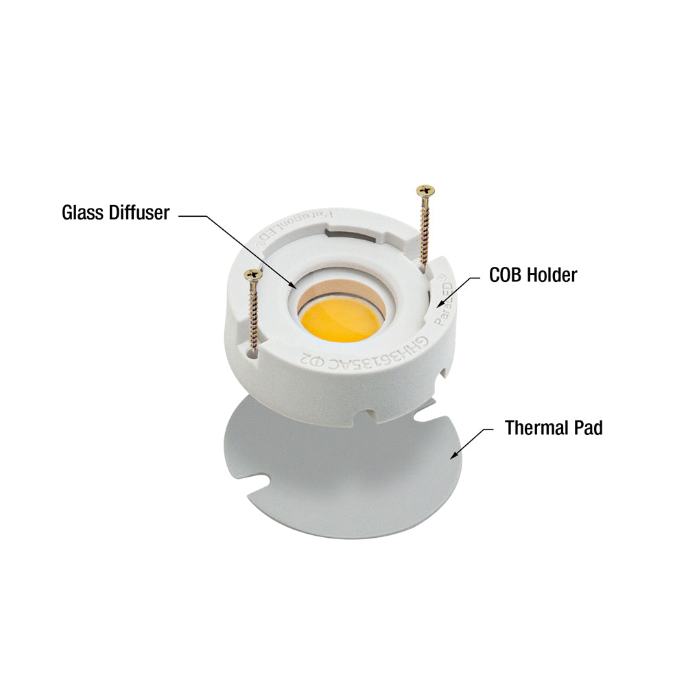 CBHT-42-30135-120V-30-G01 COB Paragon LED Module with GHH36135AC LED Holder, 120V 8W 3000K, gekpower