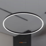 Round Aluminum Channel for LED Strips 60cm (23.6in) VBD-CH-RH1 - GekPower