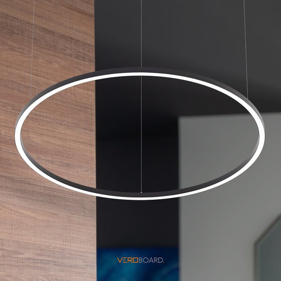 Round Aluminum Channel for LED Strips 90cm (35.4in) VBD-CH-RH2 - GekPower