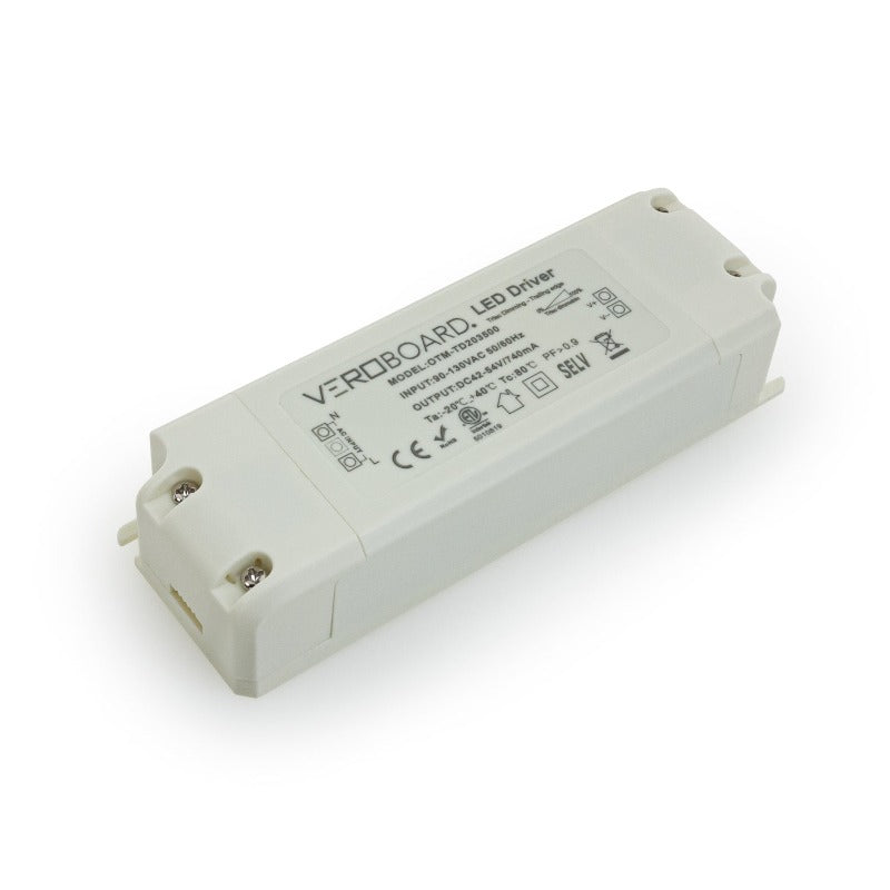 OTM-TD203500-740-38 Constant Current LED Driver, 740mA 42-54V 38W Dimmable, gekpower