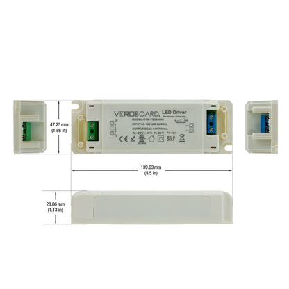 OTM-TD203500-740-38 Constant Current LED Driver, 740mA 42-54V 38W Dimmable, gekpower