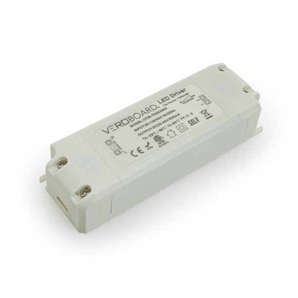 VEROBOARD CONSTANT CURRENT 830mA 25-36V 28W DIMMABLE OTM-TD202800-830-28, class 2, 28w Driver, power supply, Hardwire, IP20, dry and damp locations, Canada, British Columbia 