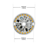 2 inch Round Disc ZEGA LED Module DIS 02-015W-930-120-S1-Z1B, 120V 15W 3000K(Warm White), gekpower