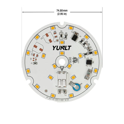 3 inch Round Disc ZEGA LED Module DIS 03-005W-930-120-S3-Z1A, 120V 5W 3000K(Warm White), gekpower