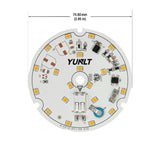 3 inch Round Disc ZEGA LED Module DIS 03-008W-930-120-S3-Z1A, 120V 8W 3000K(Warm White) - gekpower