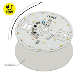 5 inch Round Disc ZEGA LED Module DIS 05-010W-930-120-S3-Z1A, 120V 10W 3000K(Warm White), gekpower