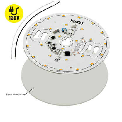 5 inch Round Disc ZEGA LED Module DIS 05-015W-930-120-S3-Z1B, 120V 15W 3000K(Warm White), gekpower