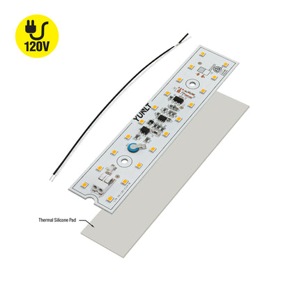 6 inch Linear ZEGA LED Module LIN 06-012W-930-120-S3-Z1B, 120V 12W 3000K(Warm White), gekpower