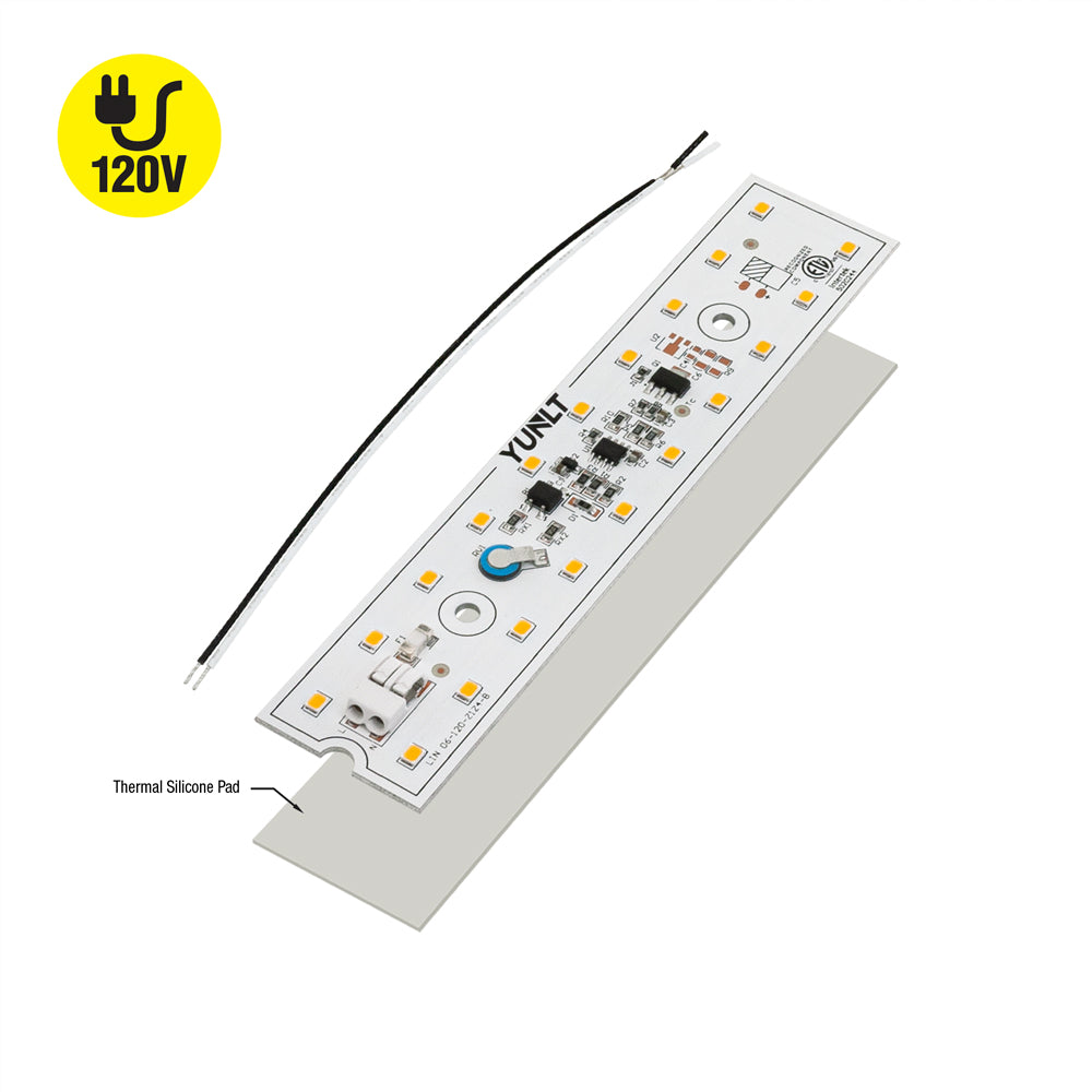 6 inch Linear ZEGA LED Module LIN 06-015W-930-120-S3-Z1B, 120V 15W 3000K(Warm White), gekpower