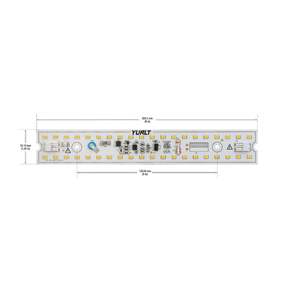 8 inch Linear ZEGA LED Module LIN 08-012W-930-120-S3-Z1B, 120V 12W 3000K(Warm White), gekpower