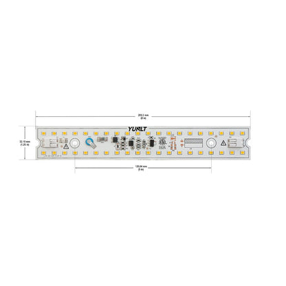 8 inch Linear ZEGA LED Module LIN 08-015W-930-120-S3-Z1B, 120V 15W 3000K(Warm White), gekpower