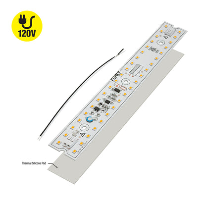 9 inch Linear ZEGA LED Module LIN 09-012W-930-120-S3-Z1B, 120V 12W 3000K(Warm White), gekpower