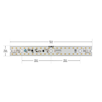 10 inch Linear ZEGA LED Module LIN 10-010W-930-120-S3-Z1A, 120V 10W 3000K(Warm White), gekpower