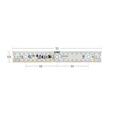 10 inch Linear ZEGA LED Module LIN 10-015W-930-120-S3-Z1B, 120V 15W 3000K(Warm White), gekpower
