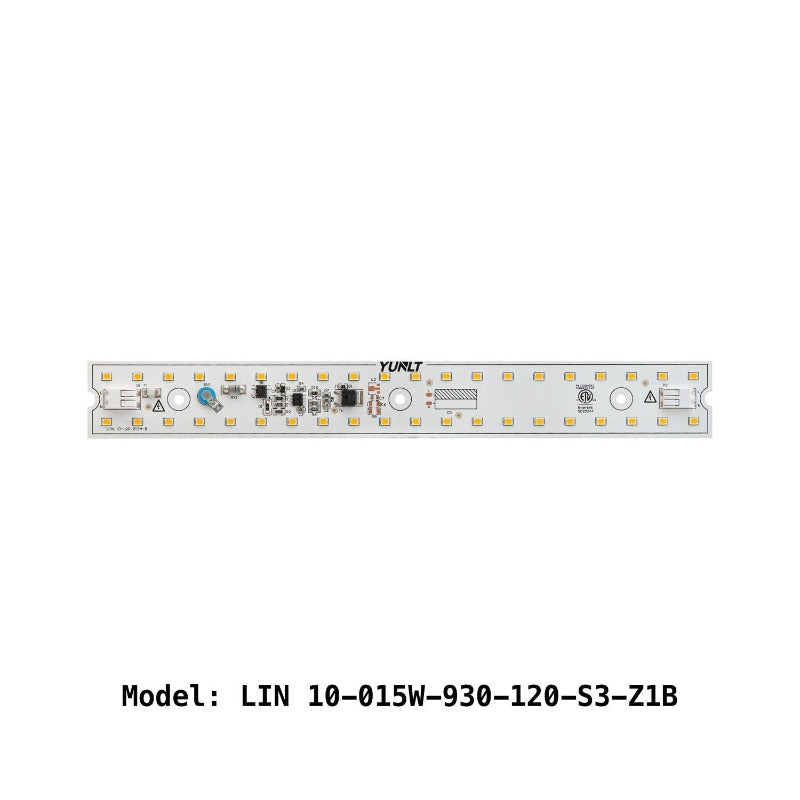 10 inch Linear ZEGA LED Module LIN 10-015W-930-120-S3-Z1B, 120V 15W 3000K(Warm White), gekpower