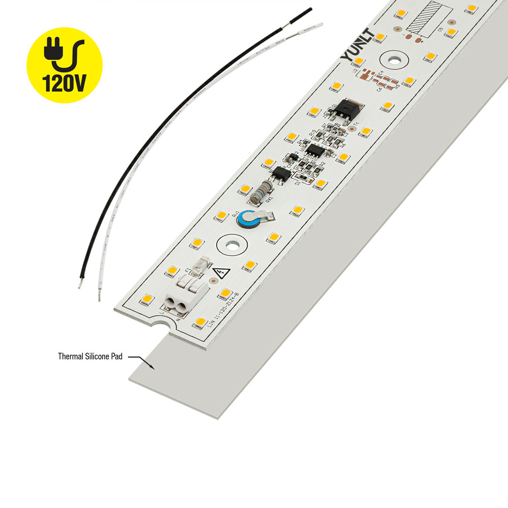 11 inch Linear ZEGA LED Module LIN 11-015W-930-120-S3-Z1B, 120V 15W 3000K(Warm White), gekpower