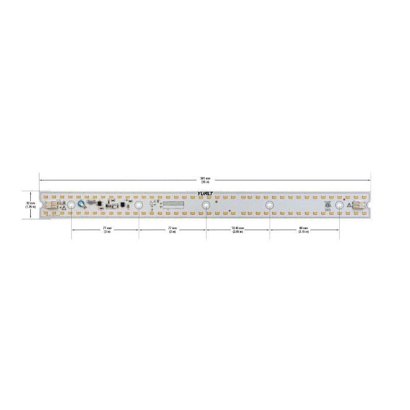 15 inch Linear ZEGA LED Module LIN 15-010W-930-120-S3-Z1A, 120V 10W 3000K(Warm White), gekpower