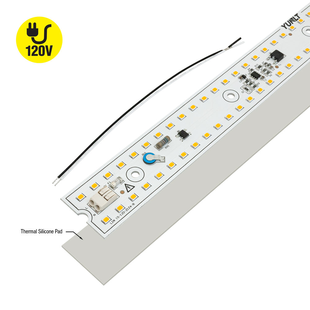 15 inch Linear ZEGA LED Module LIN 15-015W-930-120-S3-Z1B, 120V 15W 3000K(Warm White), gekpower